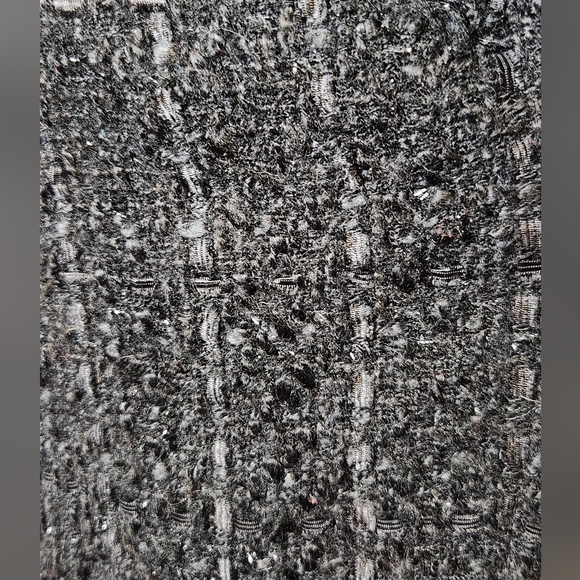 Juicy Couture Black Tweed Moto Jacket with Gold Zippers And Pink Quilted Lining. - Picture 3 of 15